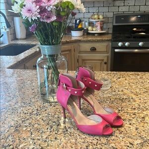 Valentino Garavani Pink Studded Heels